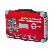 Професійний набір інструментів, 1/4 INTERTOOL (ET-7176) Професійний набір інструментів, 1/4 INTERTOOL (ET-7176)