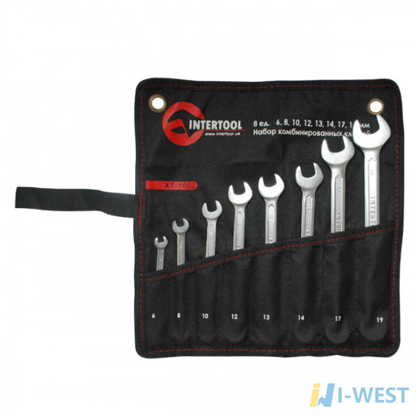 Набор комбинированных ключей 8 шт. INTERTOOL XT-1002