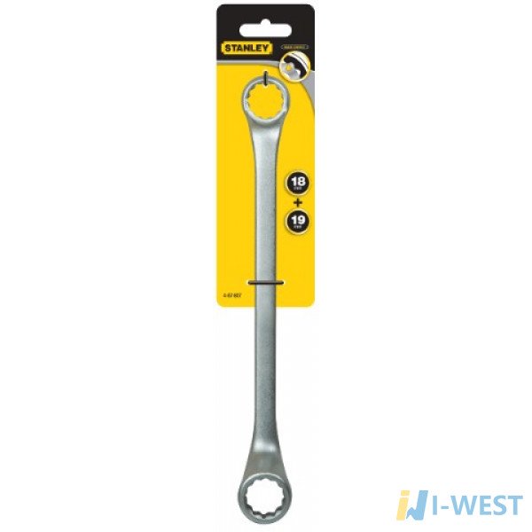 Ключ гайковий накидний з профілем "MaxiDrive 70° Offset" STANLEY 4-87-807 Ключ гайковий накидний з профілем "MaxiDrive 70° Offset" STANLEY 4-87-807
