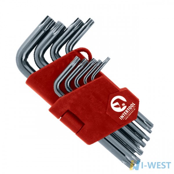 Набір Г-подібних ключів INTERTOOL HT-1831 Набір Г-подібних ключів INTERTOOL HT-1831