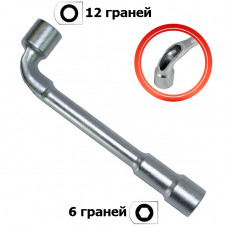 Ключ торцевий з отвором L-подібний 10мм INTERTOOL HT-1610 Ключ торцевий з отвором L-подібний 10мм INTERTOOL HT-1610