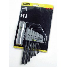 Набір торцевих шестигранних Г-образних ключів "Hex grip" STANLEY 0-89-904