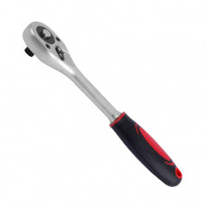 Рукоятка с храповым механизмом на 24 зуба 1/4', Cr-v INTERTOOL HT-2104 Рукоятка с храповым механизмом на 24 зуба 1/4', Cr-v INTERTOOL HT-2104