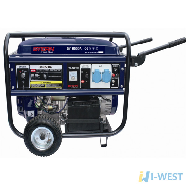 Бензогенератор професійний STERN GY6500A (GY-6500A)