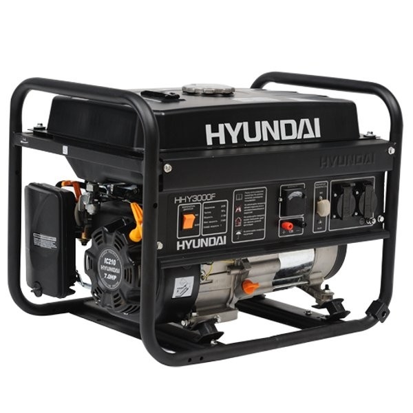 Генератор бензиновий Hyundai HHY 3000 F + лічильник мотогодин HYUNDAI Генератор бензиновий Hyundai HHY 3000 F + лічильник мотогодин HYUNDAI