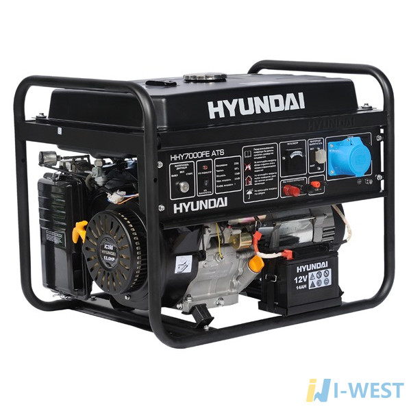 Генератор бензиновий Hyundai HHY 7000 FE ATS + лічильник мотогодин HYUNDAI Генератор бензиновий Hyundai HHY 7000 FE ATS + лічильник мотогодин HYUNDAI