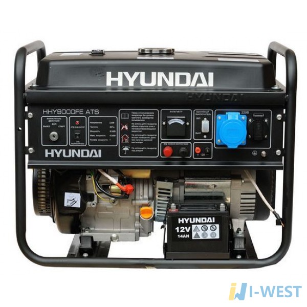 Генератор бензиновий Hyundai HHY 9000FE ATS + лічильник мотогодин HYUNDAI (HHY 9000 FE+ ATS) Генератор бензиновий Hyundai HHY 9000FE ATS + лічильник мотогодин HYUNDAI (HHY 9000 FE+ ATS)