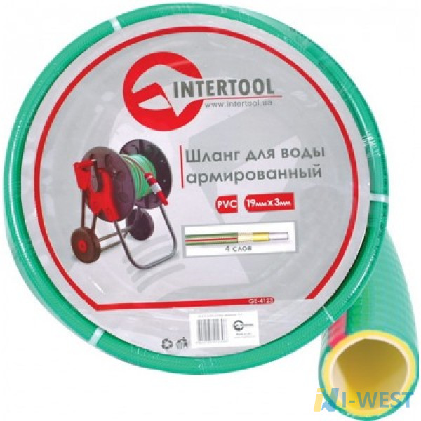 Шланг для води 4-х шаровий 3/4 INTERTOOL (GE-4126) Шланг для води 4-х шаровий 3/4 INTERTOOL (GE-4126)