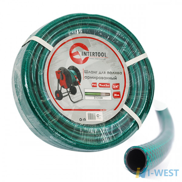 Шланг для полива 3-х слойный 1/2 INTERTOOL (GE-4025) Шланг для полива 3-х слойный 1/2 INTERTOOL (GE-4025)