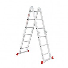 Лестница алюминиевая мультифункциональная трансформер 4x3 ступ., 3,70 м INTERTOOL LT-0030 Лестница алюминиевая мультифункциональная трансформер 4x3 ступ., 3,70 м INTERTOOL LT-0030