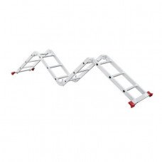 Лестница алюминиевая мультифункциональная трансформер 4x3 ступ., 3,70 м INTERTOOL LT-0030 Лестница алюминиевая мультифункциональная трансформер 4x3 ступ., 3,70 м INTERTOOL LT-0030