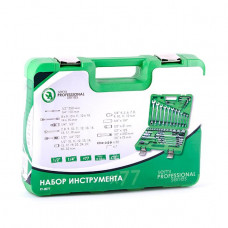 Набор инструментов 1/2" & 1/4" 77 ед. INTERTOOL ET-6077 Набор инструментов 1/2" & 1/4" 77 ед. INTERTOOL ET-6077