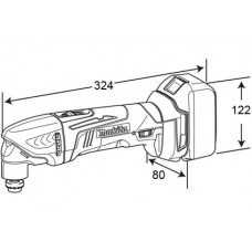 Багатофункціональний інструмент Makita BTM50Z