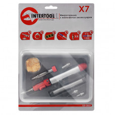 Мікропальник з комплектом аксесуарів 7 од. INTERTOOL GB-0005