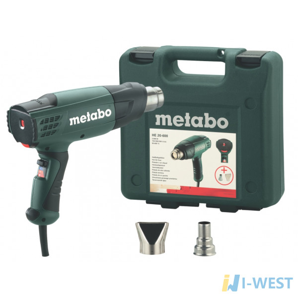 Фен технічний Metabo HE 20-600 Set (602060500) Фен технічний Metabo HE 20-600 Set (602060500)