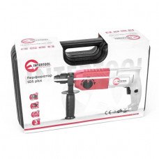 Перфоратор SDS-plus 650 Вт, 0-870 об/мин, 0-4400 удар/мин, 3 режима, реверс INTERTOOL DT-0181 Перфоратор SDS-plus 650 Вт, 0-870 об/мин, 0-4400 удар/мин, 3 режима, реверс INTERTOOL DT-0181