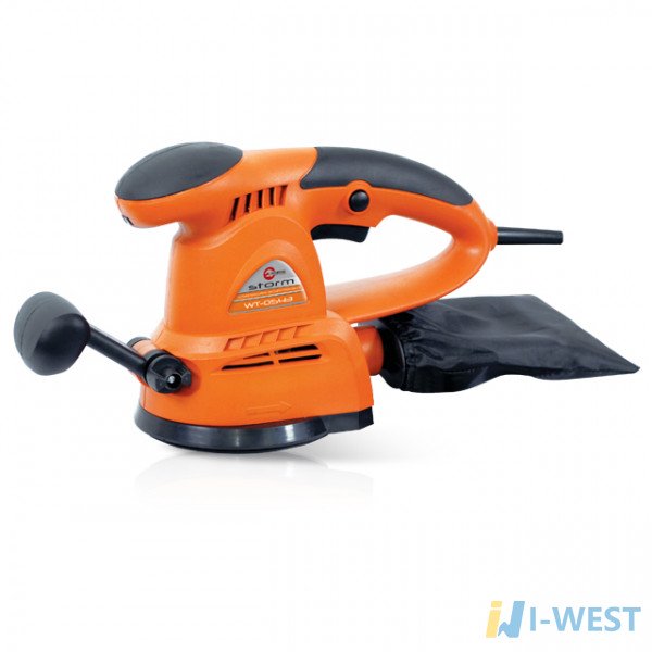 Шліфмашина ексцентрикова STORM, 430 Вт, 6000-12000 об/хв, 125 мм INTERTOOL WT-0543