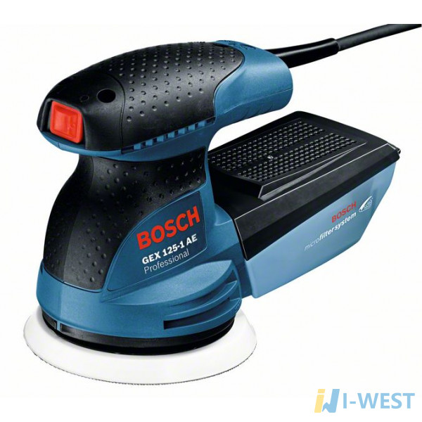 Ексцентрикова шліфмашина BOSCH GEX 125-1 AE Bosch (0601387500) Ексцентрикова шліфмашина BOSCH GEX 125-1 AE Bosch (0601387500)