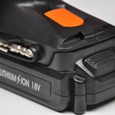 Шуруповерт STORM, 18В, 2 скорости, 1200об/мин, 2 аккумулятора, 1 час зарядки INTERTOOL WT-0318 Шуруповерт STORM, 18В, 2 скорости, 1200об/мин, 2 аккумулятора, 1 час зарядки INTERTOOL WT-0318
