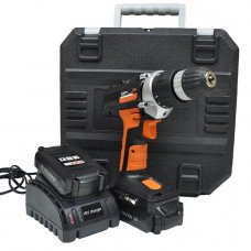 Шуруповерт STORM, 18В, 2 скорости, 1200об/мин, 2 аккумулятора, 1 час зарядки INTERTOOL WT-0318 Шуруповерт STORM, 18В, 2 скорости, 1200об/мин, 2 аккумулятора, 1 час зарядки INTERTOOL WT-0318