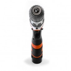 Шуруповерт STORM Li-Ion, 12 В, 2 швидкості, 0-400-1200 об/хв, 2 акумулятора, 1 година зарядки, 14.0 Нм., гальмо вибігу INTERTOOL WT-0322