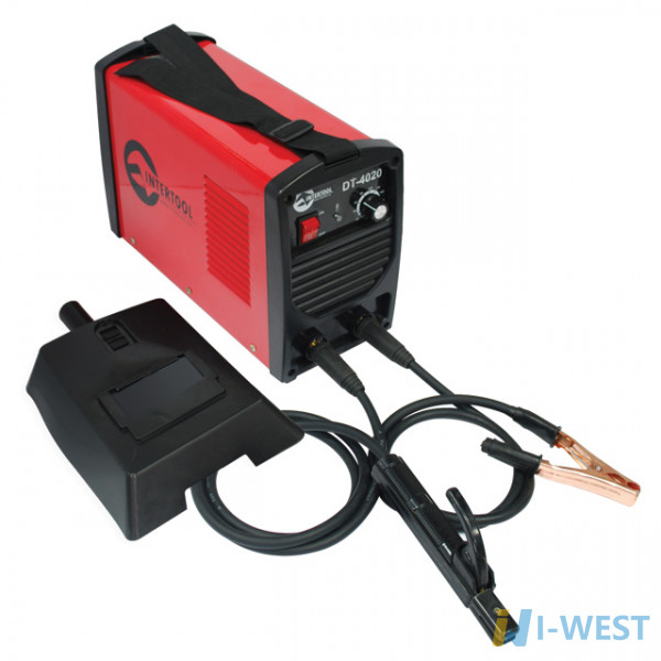Зварювальний інвертор 230В, 7 кВт, 30-200 А INTERTOOL DT-4020