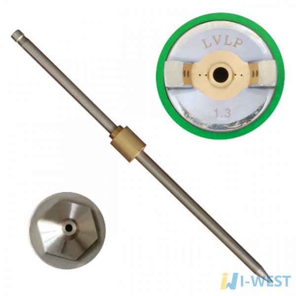 Комплект форсунок LVLP 1,3 мм ПРОФ INTERTOOL PT-2013 Комплект форсунок LVLP 1,3 мм ПРОФ INTERTOOL PT-2013