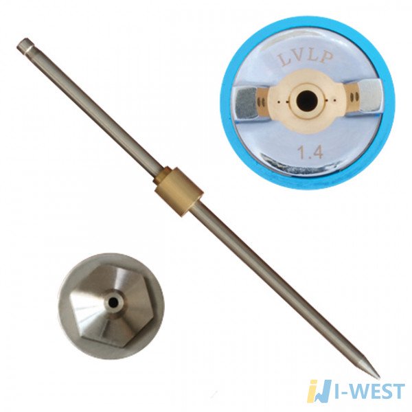 Комплект форсунок LVLP 1.8 мм ПРОФ INTERTOOL PT-2015