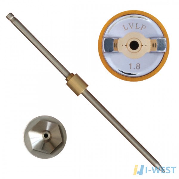 Комплект форсунок LVLP 1,8 мм ПРОФ INTERTOOL PT-2018