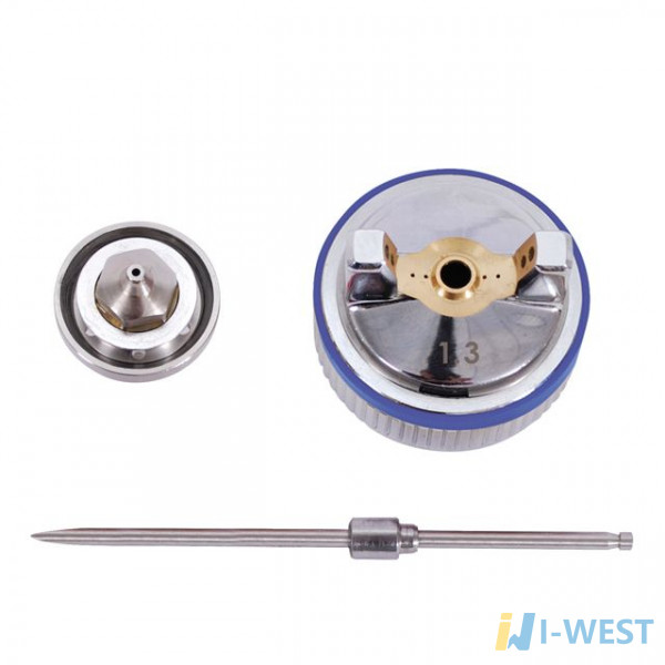 Комплект форсунок HVLP II 1,3 мм до пістолетів PT-0100, PT-0105 INTERTOOL PT-2113 Комплект форсунок HVLP II 1,3 мм до пістолетів PT-0100, PT-0105 INTERTOOL PT-2113