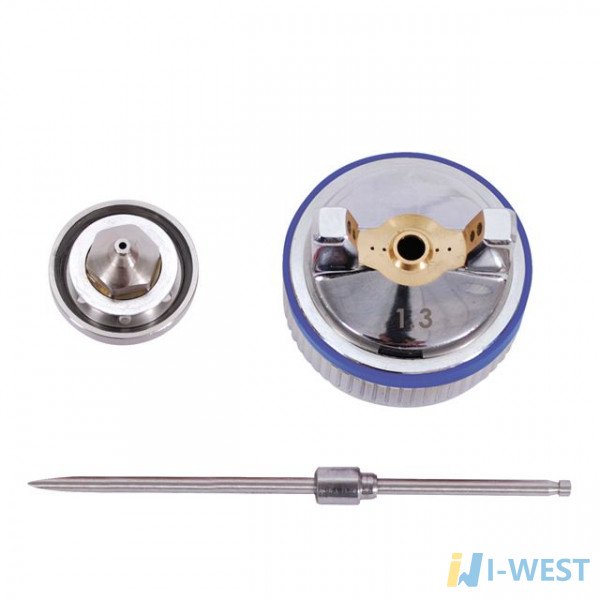 Комплект форсунок HVLP II 1,3 мм к пистолетам PT-0100, PT-0105 INTERTOOL PT-2113 Комплект форсунок HVLP II 1,3 мм к пистолетам PT-0100, PT-0105 INTERTOOL PT-2113