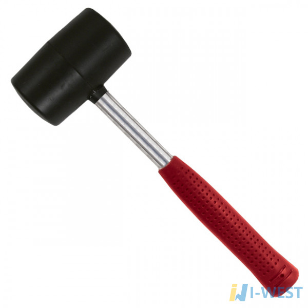 Киянка гумова 900 р. 90 мм, чорна гума, металевих сіт. ручка INTERTOOL HT-0233 Киянка гумова 900 р. 90 мм, чорна гума, металевих сіт. ручка INTERTOOL HT-0233