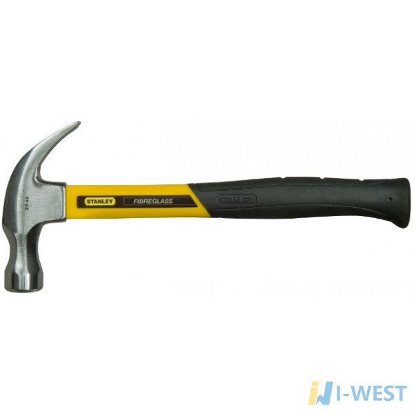 Молоток-обценьки "Stanley Yellow Fibreglass Curve Claw" STANLEY 1-51-623 Молоток-обценьки "Stanley Yellow Fibreglass Curve Claw" STANLEY 1-51-623