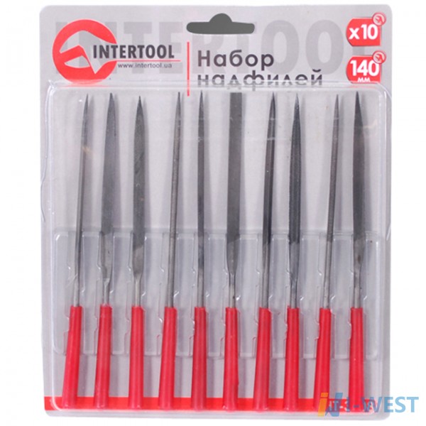 Набор надфилей 10 шт., 140 мм INTERTOOL HT-3708