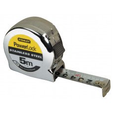 Рулетка "Powerlock" зі стрічкою з нержавіючої сталі STANLEY 0-33-299 Рулетка "Powerlock" зі стрічкою з нержавіючої сталі STANLEY 0-33-299