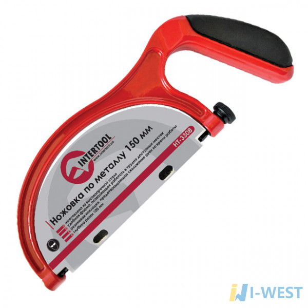 Ножівка по металу 150 мм INTERTOOL HT-3308 Ножівка по металу 150 мм INTERTOOL HT-3308