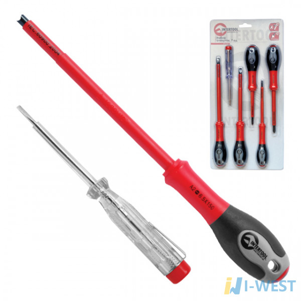 Набор отверток 6 ед. 1000 В INTERTOOL VT-2107 Набор отверток 6 ед. 1000 В INTERTOOL VT-2107
