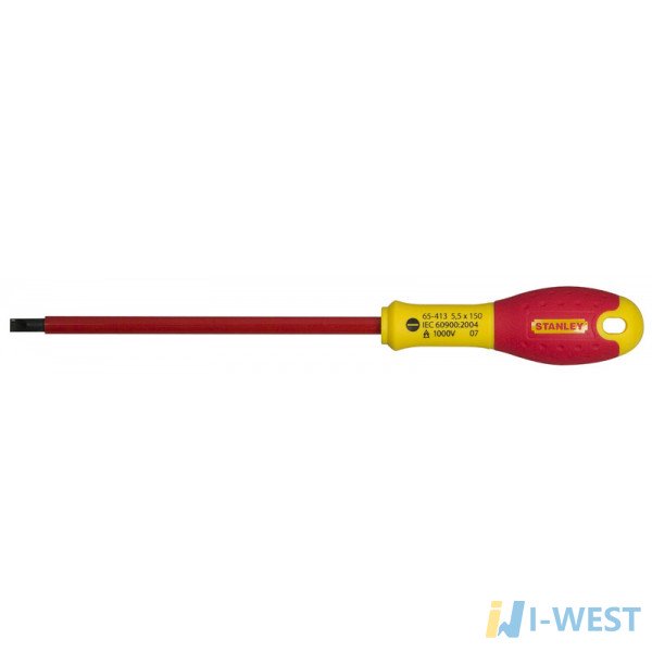 Отвертка электрика "FatMax VDE 1000V" изолированная STANLEY 0-65-410 Отвертка электрика "FatMax VDE 1000V" изолированная STANLEY 0-65-410