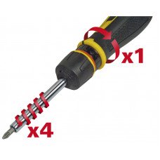 Викрутка FatMax Hi-Speed з храповим механізмом з передачею STANLEY 0-69-236 Викрутка FatMax Hi-Speed з храповим механізмом з передачею STANLEY 0-69-236