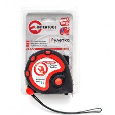 Рулетка з металевим полотном 8 м х 25,0 мм INTERTOOL МТ-0608 (MT-0608)