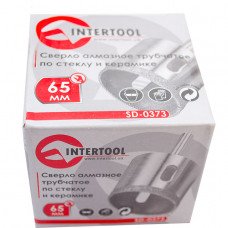 Коронка трубчаста по склу та кераміці 65 мм INTERTOOL SD-0373