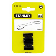 Лезвия для скребков запасные двухсторонние STANLEY 0-28-631