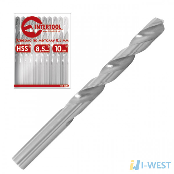 Свердло по металу 6,7 мм HSS INTERTOOL SD-5067 Свердло по металу 6,7 мм HSS INTERTOOL SD-5067