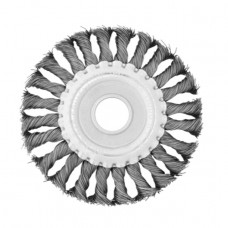 Щітка кільцева 125x22,2 мм (пучки кручений дроту) INTERTOOL BT-7125