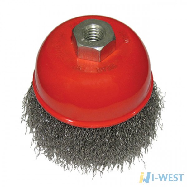 Щітка чашкова 85 мм, для КШМ, М14 (витий дріт) INTERTOOL BT-1085