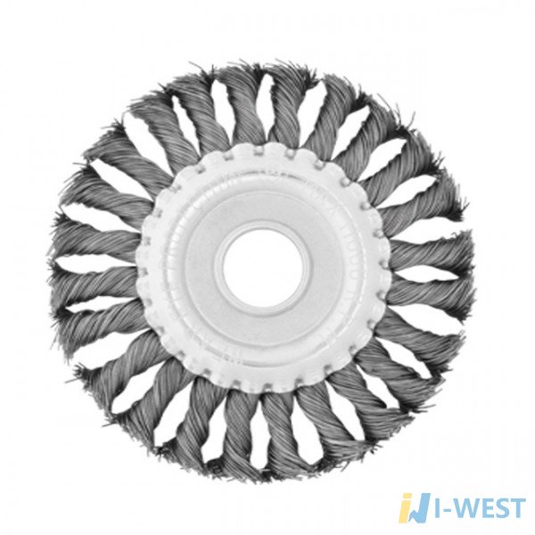 Щітка кільцева 150x22,2 мм (пучки кручений дроту) INTERTOOL BT-7150