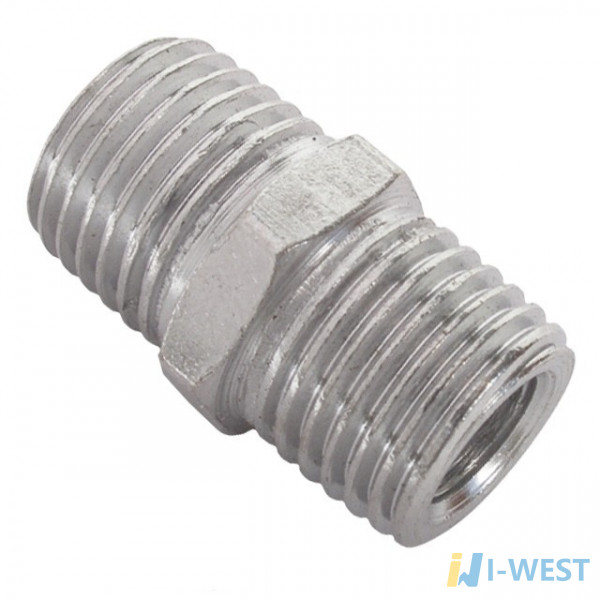 Різьбове з'єднання із зовнішнім різьбленням 1/4"*1/2" INTERTOOL PT-1861 Різьбове з'єднання із зовнішнім різьбленням 1/4"*1/2" INTERTOOL PT-1861