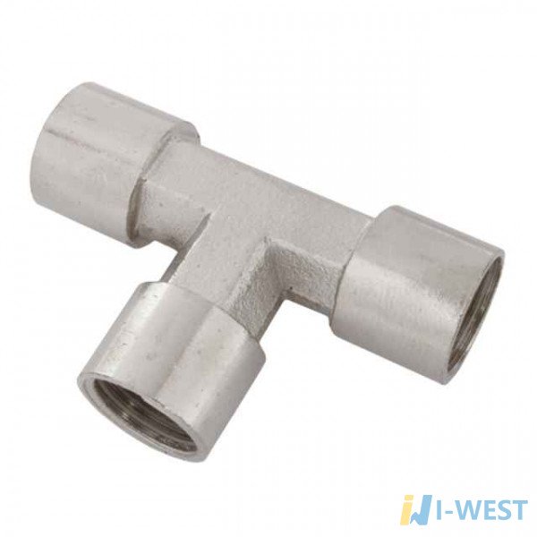 Тройник с внутренней резьбой 1/4” INTERTOOL PT-1863 Тройник с внутренней резьбой 1/4” INTERTOOL PT-1863