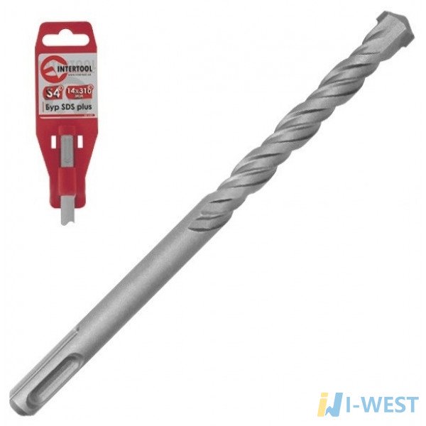 Бур SDS PLUS S4 8x600 мм INTERTOOL SD-0860