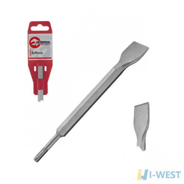 Зубило по каменю SDS 20мм, 250х14мм INTERTOOL SD-0411